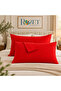 Red Cotton Fabric Cover Pillowcase (2 Pcs) 50 X 70 cm - 8