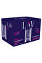 Wave Glass Soft Drink Glass Set of 6 390 ml (Large Water/Cold Coffee/Cocktail Glass) - 6