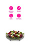 Tokyo Glass Salad Bowl Single Large Size 1500 ml Round (Presentation Bowl, Preparation Bowl) - 6
