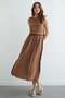 Muslin 2-Piece Set with Elastic Waist and Tasseled Skirt - 4