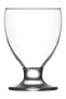 Alara Glass Soft Drink Cup Set of 6 290 ml with Lid (Dessert Serving, Ice Cream Cup, Water Glass) - 5