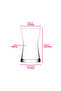 Deep Glass Soft Drink Cup Set of 3 350 ml (Large Water/Cocktail Glass) - 7