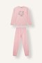 100% Cotton Printed Long-Sleeve Top and Elasticized-Hem Bottom 2-Piece Pajama Set for Girls I2285A826AU - 7