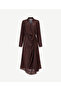 Tight Shirt Collar Long Sleeve Dress - 7
