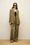 Comfortable Linen Pants with Pockets Khaki - 2