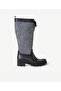 Tweed Patterned Rain Boots