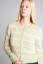 Regular Fit Striped Knitted Wool Blend Cardigan H2783Ax26Wn - 3
