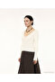 Regular V-Neck Long Sleeve Sweater - 2