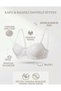Lace Supported Underwire Bra (3-Pack Advantage Pack - Black, White & Nude Color) - 3