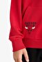 Nba Chicago Bulls Printed Kangaroo Pocket Hooded Sweatshirt Boys' F4087A825Au - 6