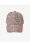Plaid Patterned Cap Hat