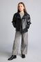 Water Repellent Waterproof Zippered Faux Leather Jacket Coat Girl Child C4976A824Au - 2