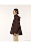 Wide Hooded Collar Long Sleeve Raincoat - 4