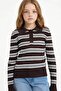 Polo Collar Sweater for Girls G6976A826Sp