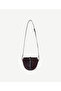 Suede Crossbody Bag with Knitted Detail - 3