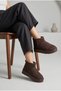 Women's Suede Thick Platform Sole Fur Lined Mini Ankle-Length Warm Winter Boots