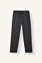 Regular Fit Waist Lace-Up Straight Leg Sweatpants with Pockets E7829Ax25Au - 4