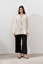 Linen Shirt with Wide Sleeves Vanilla - 2