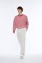 Balloon Fit Pile Detailed Long Length Trousers H9804Ax26Wn - 2