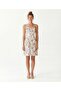 Straight V-Neck Strappy Dress