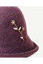Beadwork Detailed Wool Hat - 2