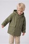 Windproof Hooded Zippered Coat with Snap Pockets and Plush Lining Baby Boy E8248A525Au