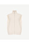 Regular Stand Collar Sleeveless Cardigan - 7