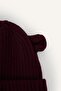 Woven Label Ear-Trimmed Knitwear Beanie for Baby Boy C8595A526Wn - 5