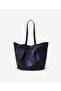 Draped Leather Shoulder Bag
