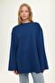 Wide Sleeve Oversize Tshirt Indigo - 3