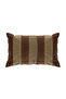 Line Patterned Velvet Rectangular Pillow (40X60 cm)
