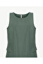 Relaxed Fit Crew Neck Sleeveless Dress - 7