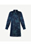 A Form Shirt Collar Long Sleeve Dress - 7