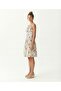 Straight V-Neck Strappy Dress - 3