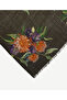 Large Floral Patterned Wool Shawl - 2