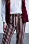 Straight Fit Pocketed Regular Waist Long Gabardine Trousers I8222Ax26Wn - 4