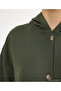 Regular Hooded Collar Long Sleeve Sweatshirt - 5