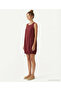 Loose Crew Neck Sleeveless Dress - 5