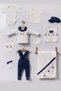 Car Embroidered Newborn Baby Boy 10 Piece Hospital Discharge Bodysuit Set - 2