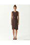 Tight Crew Neck Sleeveless Dress - 3