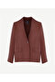 Single Button Long Sleeve Jacket - 4