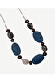 Wooden Stone Detailed Necklace - 2