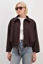 Trench Coats - Brown - Pleated - 6