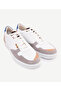 Retro Look Leather Sports Sneakers - 3