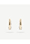Gold and Silver Detailed Hoop Earrings