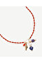 Charm Detailed Coral Necklace - 2