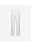 Regular Waist Pipe Leg Trousers with Leg Detail - 4