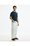 Relax Fit Non-Denim Trousers with Pocket Detail - 2