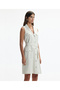 Pocket Detailed Belted Above Knee Dress - 2