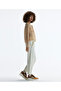 Straight Cut Embroidery Detailed Trousers - 3